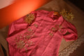 Pink Embellished Cord set